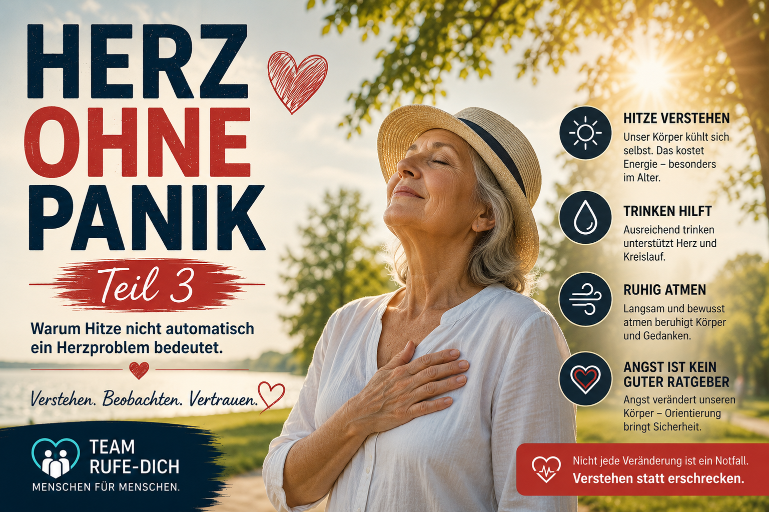 Herz ohne Panik – Teil 3 | Warum Hitze nicht automatisch ein Herzproblem bedeutet